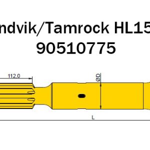 90510775 Хвостовик Sandvik для добычного бурения